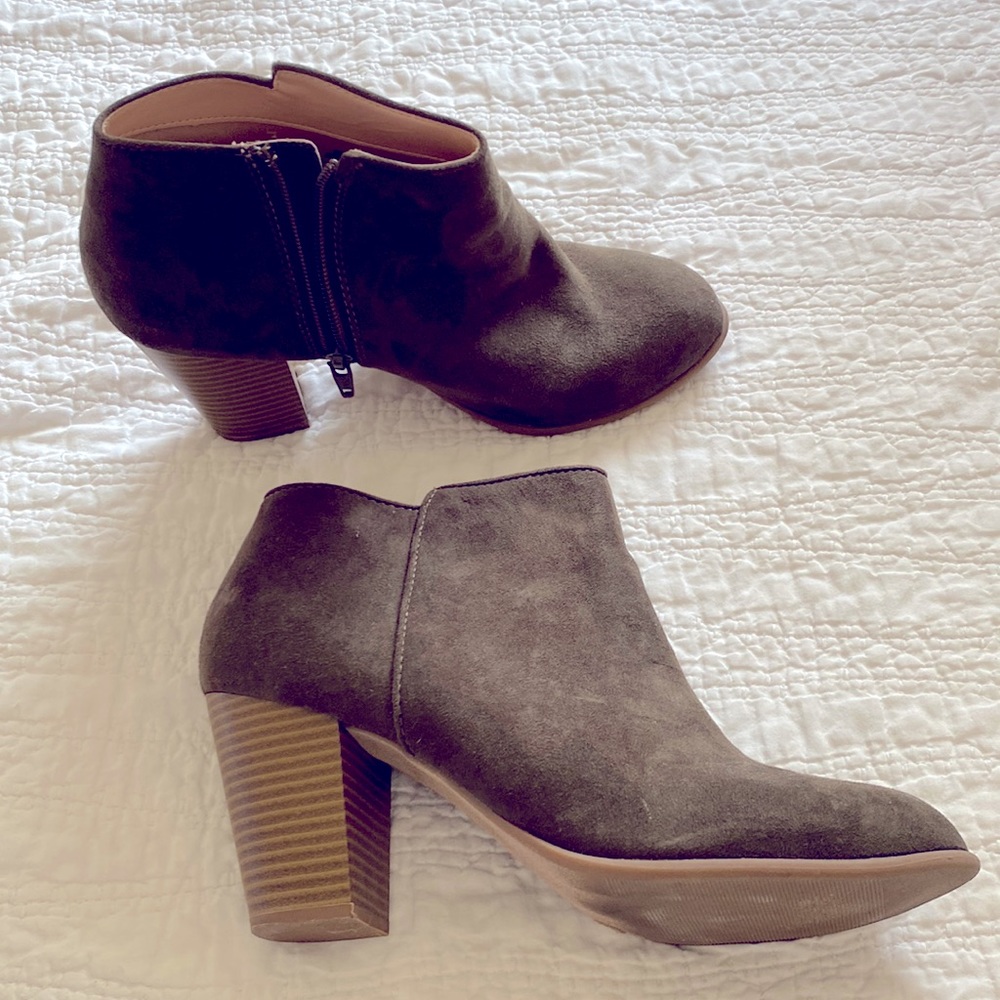 Suede Booties